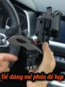 [Giá Sốc] Kẹp Giá Đỡ Điện Thoại Vô Lăng Trên Xe Hơi Ô Tô Xoay 360 Độ Chống RungGiá Kẹp Taplo Gương Chiếu Hậu