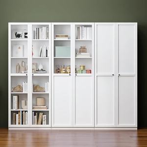 Modern Simple 30cm Corner Dustproof Glass Door Display Cabinet