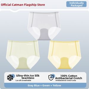 MiiOW | Seamless Antibacterial Icy Silk Briefs for Women