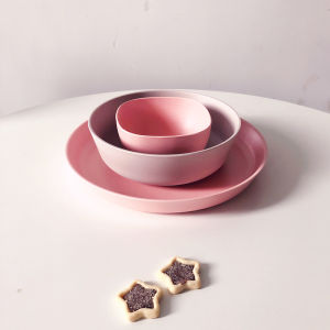 JUZIJIADEKEER | Kindergarten Childrens Color Contrast Dinnerware Set A5