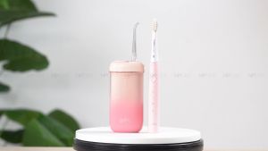 Bộ Đôi Bàn Chải Điện ENPIS SMART-BASIC Và Máy Tăm Nước SMART-IRRI MAX1 Công Nghệ Cao Giúp Loại Bỏ Mảng Bám Thức Ăn Thừa Trong Kẽ Răng Hỗ Trợ Làm Săn Chắc Lợi - Bảo Hành Chính Hãng 12 Tháng