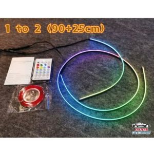 Car Dashboard Super Bright Acrylic LED Ambient Light RGB Interior Hidden Acrylic Strip Light