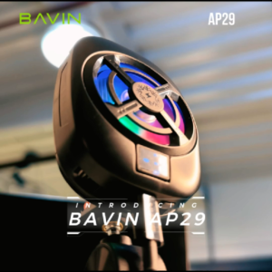 BAVIN P29 Adjustable 2-in-1 RGB Phone Stand w/ 5300RPM Fast Cooling Radiator Fan -3°C For Smartphones