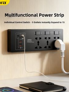 jabra | Multifunctional Wall Extension Socket USB+C Converter with Switch