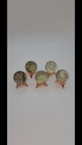 (SG Seller Ready Stocks) Natural Light Tone Smoky Quartz Ball 2cm+ 天然浅色茶水晶球 2+厘米