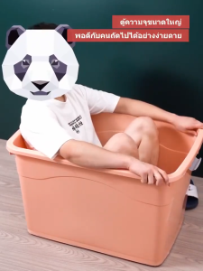 กล่องจัดเก็บพลาสติก ABECBEAR พร้อมล้อเลื่อน 20-410# สำหรับผ้าห่ม/เสื้อผ้า/หนังสือ