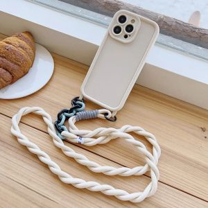 szhaiyu | Crossbody Phone Case with Lanyard For iPhone 18 17 Air 16 Pro Max 15 14 Plus 13 12 11 XR XS Necklace Strap Cord Soft TPU Cover