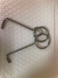 2IN1 Portable Tool for Unlocking Doors Featuring A Universal Wrench Suitable Outdoor Use Opening Doors When Keys Are Forgotten