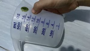 Gelas Takar Plastik 500ml Sendok Takar 5in1 Kocokan Telor Stainless Gratis Pemisih Kuning Telur Set