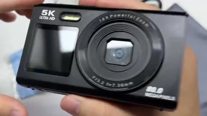 AILRINNI 4K Camera - 48MP WiFi Digital Camera With 3.0 Screen, Compact