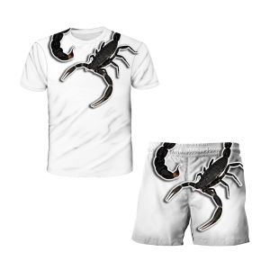 Fashionable Short Sleeve Polo Shirt Printed Design Youthful Springwear Lightweight Comfortable Casual Style for Teens