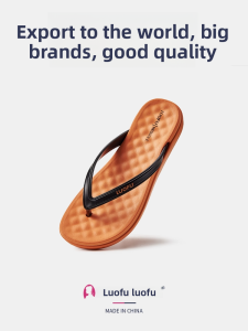 Loafers Womens Summer Outdoor Wear Thick Bottom Anti-slip Flat Bottom Beach Slippers Simple Style Pure Color EVA Material