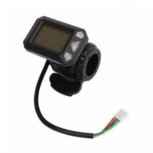 36V 6 Pins Electric Scooter Thumb Throttle Display Integrated Hall Thumb Throttle Display for 5.5‑6.5 Inch Small Scooter