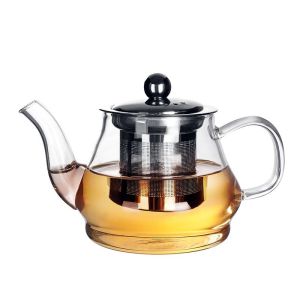 Glass Teapot For Home Tea Water Separation Water Kettle Suit Induction Cooker Open Fire Tea Brewing Pot Tea Set Large Capacity