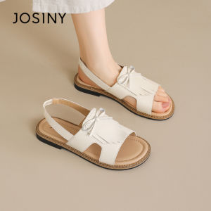 Josiny | Retro Fringe Flat Sandals