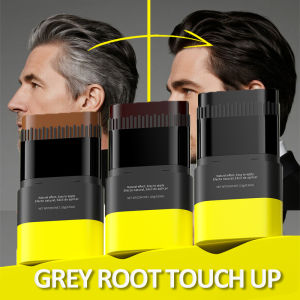 Hair Dye Sticks Quickly Cover Gray White Hair Concealer Disposable Hair Coloring Stick with Comb Hairline Pen Washable Color Pen