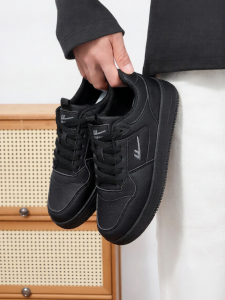Warrior | Casual Breathable Black Warrior Style Thick Sole Outdoor Wear-resistant Canvas Shoes