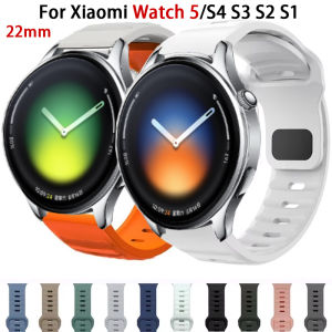 Silicone Strap For Xiaomi Watch 5 Smart Watch Sport Band For Xiaomi Watch S4/S3/S2/S1/Pro/Active/Color Bracelet Watchband Correa