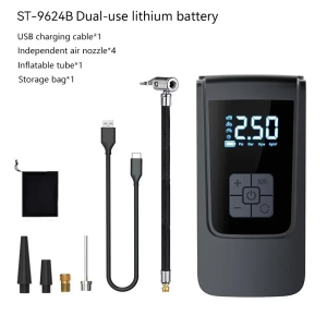 Portable Wireless Air PumpSmart Digital Inflatable 150 PSI Car Air Compressorfor Electric Motorcycle Car Motorcycles Bicycles