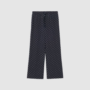 ICICLE | Elastic Heavy Crepe Spring Wide Leg Pants