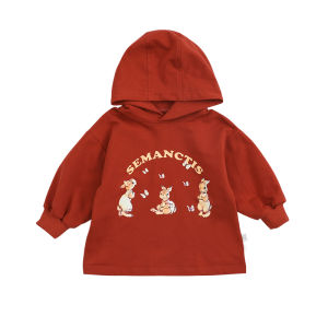 Girls Hoodie Dress Elastic Waist Bottoms Outdoor Wear Spring Autumn Cotton Blend Fabric Casual Style mid Waist Pants