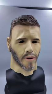 Realistic Latex Male Mask Chris Hemsworth Celebrity Mask Halloween Carnival Costume Party Fancy Dress Adult Prank Head Cover