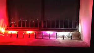 Solar Waterproof Net Mark Position marine signal light controlled flash three color light explosion