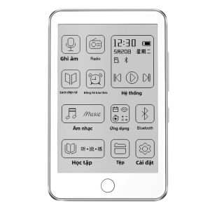 Máy Nghe Nhạc MP3 Famue Với Màn Hình E-Ink Bộ Nhớ 32GB Chức Năng Đọc Sách Điện Tử Bluetooth 5.0 Thời Lượng Pin 72 Giờ Không Ánh Sáng Xanh Tích Hợp Loa Radio FM Chức Năng Ghi Âm