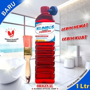 KLINBOS PORSELEN 1 LITER Pembersih Kerak 5X Lebih Kuat Untuk Kamar Mandipembersih kerak kamar mandipembersih kamar mandi pembersih kerak kamar mandicairan pembersih kamar mandipembersih kamar mandipembersih lantai keramik