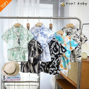 ชุดแขนสั้นลำลองเด็ก ชุดเด็กแฟชั่น set 2ชิ้น ชุดชายหาด ️ชุดฮาวาย ชุดสงกรานต์ ผ้าเย็นใส่สบาย size1-9ปี