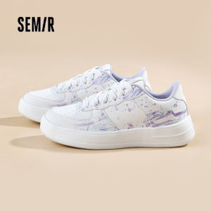 Semir | New Summer Versatile Sports Casual High-platform White Shoes