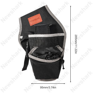 NiuXiang | Đa Năng Thợ Mộc Thợ Điện Túi Thắt Lưng Nylon Chống Thấm Nước Màu Xám Dây Để Đựng Cờ Lê Tua Vít Túi Đựng Dụng Cụ