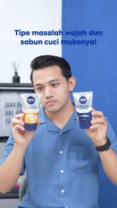 NIVEA MEN Extra White Dark Spot Minimizer Foam 100 ML: Sabun Wajah Pria Indonesia