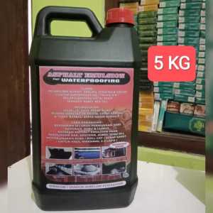 Aspal Cair Water Proofing 5 Kg Asphalt Emulsion Original Atasi Bocor Rembes Atap Dak Genteng Tembok
