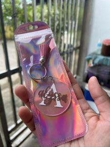 ACRYLIC KEYCHAIN WITH TASSLE SOUVENIRS