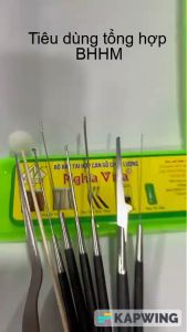 (Quận 8 - có quà tặng ) Bộ lấy ráy tai - móc ráy tai NGHĨA VINA  8 dụng cụ kèm hộp nhựa.