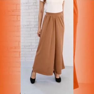 Baju Raya 2023 MK Womens Palazzo Pants Women Plain Wide Leg Long Pants Culottes Seluar Palazo Perempuan [P11/723]