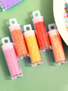 Imitation Jade Ice Cream Milk Rice Beads Loose Beads Handmade Diy Materials Ear Jewelry Accessories Bracelet Necklace Stringing