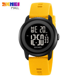 SKMEI Women Casual Fashion Watch Colorful Silicone Strap Digital Wristwatch Sport Student Watches Stopwatch Alarm 50m Waterproof 2218