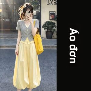 Karrar betsey | Bộ Đầm Giả Hai Mảnh Thời Trang Mùa Hè