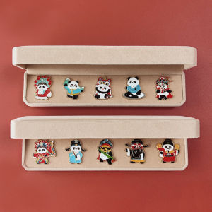 Creative Cultural Gift Christmas Souvenir Panda Element Client Present Foreign Customer Memorial Keepsake Festive Decorative