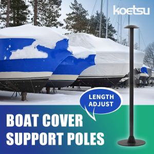 KOETSU 1Pcs Boat Cover Support Pole Adjustable Height from 12" to 54" 6-Stage Extension ABS