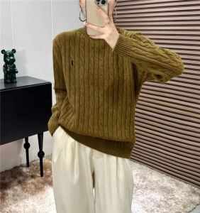 Thickened Half-High Collar Twisted Ladies Sweater Autumn Winter New Arrival Inner Knitted Base Shirt for Women Commute Style