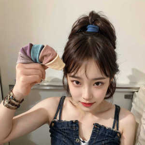 Seamless Hair Ties for Women Ultra-Wide High-Elasticity Face Mask Holder Hair Bands Original Design Hair Accessories