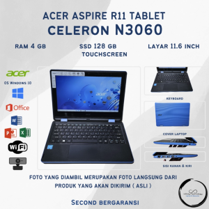 Acer Aspire R11 Tablet Celeron DDR4 4 GB SSD 128 Touchscreen