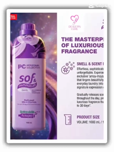 sof & mmmmm Eternity Concentrated Fabric Conditioner 1000ml Personal Collection Unveil