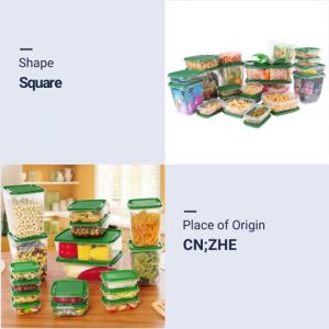 Food Container Food Organizer 17 Pieces Multifunction Microwaveable Plastic Keimav