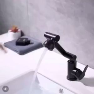 Faucet stainless 1080 Degree Rotating Single Cold sink/Wall Mounted Faucet Balcony Modern Rotatable Home Hotel Sink Kitchen Faucet