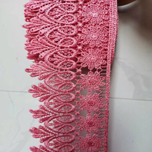 1/3 Yarda De Encaje De Ganchillo Bordado Hermoso De 8 cm De Ancho Cinta De Encaje Para Manualidades Encaje Para faldón De Cama