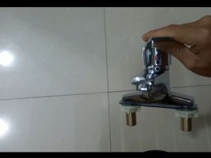 Vòi Lavabo nóng lạnh vòi rửa mặt tay vuông vòi chậu rửa mặt giá rẻ